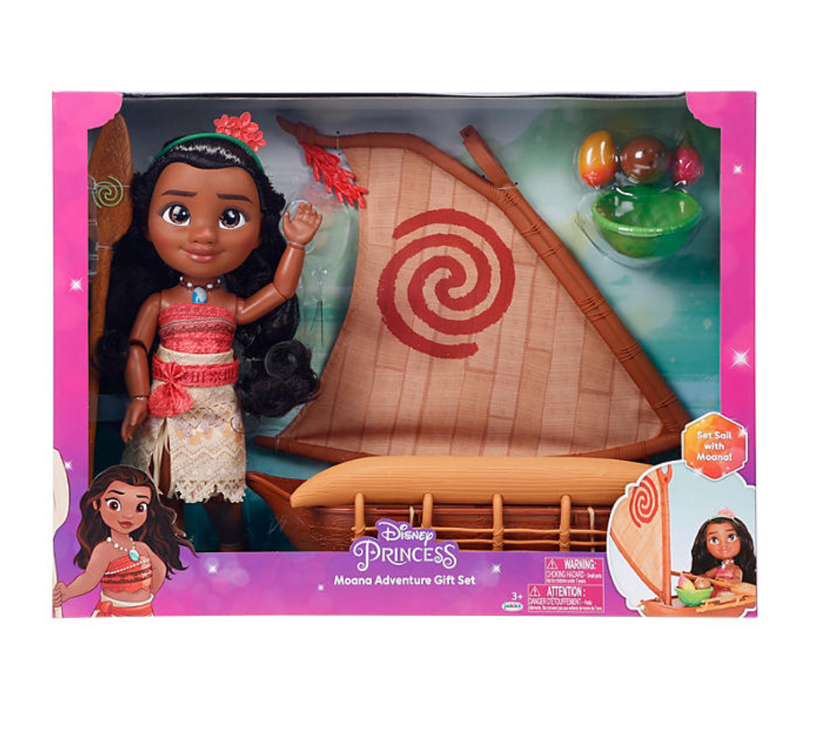 Disney Princess Moana Sailing Adventure Canoe & Doll Gift Set - Bellso